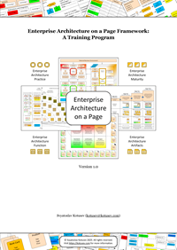 Enterprise Architecture on a Page Framework: A Training Program